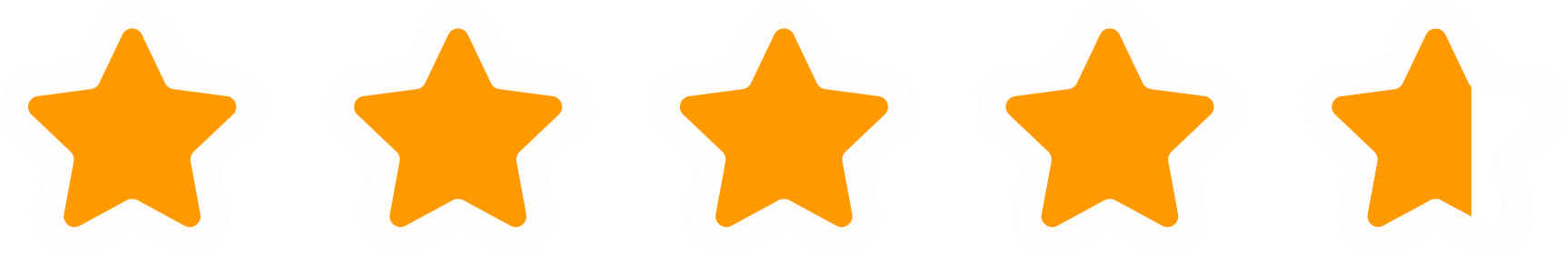 Calificacion de 4.5 estrellas